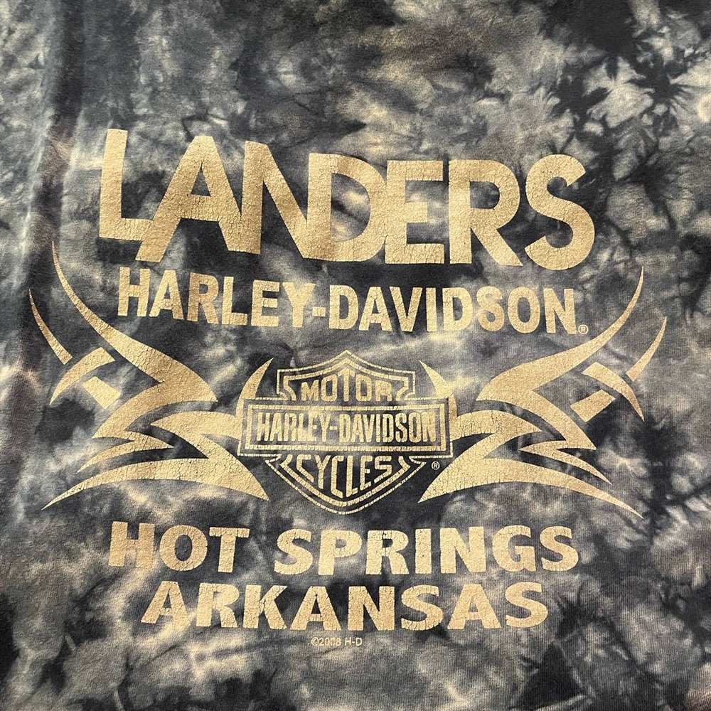 Tie Dye Harley Davidson Tee